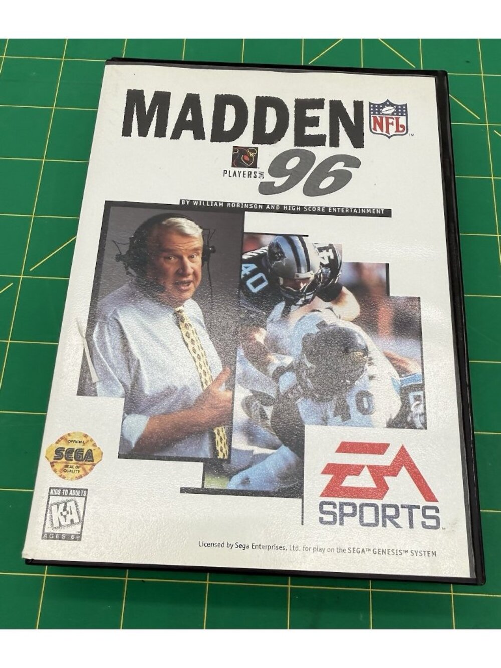 SEGA Genesis Madden NFL 96 Complete in Box All Inserts Untested